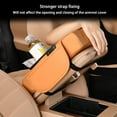 thumbnail image 6 of Car Center Console Armrest Cushion with Cup Holder, Waterproof Leather Arm Rest Cover Organizers, 6 of 7
