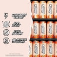 thumbnail image 5 of GHOST® ENERGY Zero Sugars Energy Drink, Peaches, 200mg Natural Caffeine, 16 fl oz Can, 5 of 6