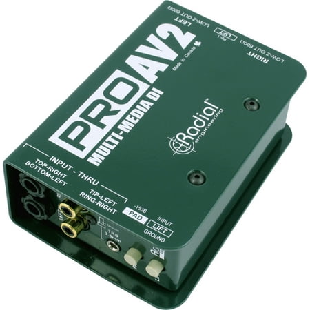 Radial ProAV2 Two Channel Audio Video Direct Box