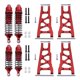 thumbnail image 1 of Vogacara RCGOFFLOW-Kit de amortiguador de suspensión para coche teledirigido, pieza de coche resistente al desgaste, Kit de amortiguador de Kits de construcción modelo Rojo, 1 of 6