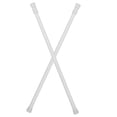 thumbnail image 5 of Toyvian 2Pcs Adjustable White Telescopic Rod for Bathroom Shower and Clothes Drying, 5 of 7