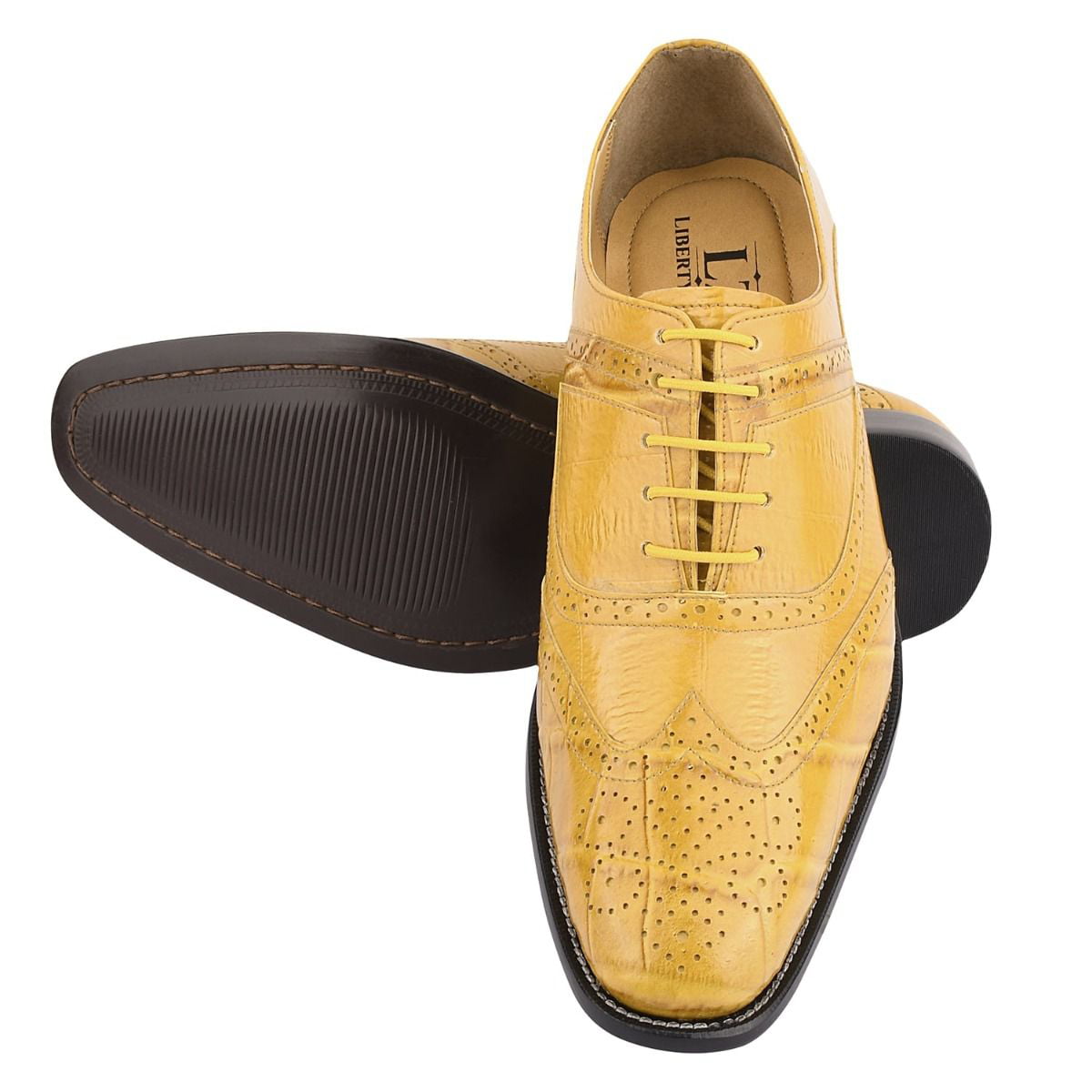 Tremont Genuine Leather Oxford Style Two Toned Shoes with EEL Printed for  Men – LIBERTYZENO