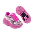 thumbnail image 2 of Tenis Patín Onix Quad Pink Rosa Metálico Con Rueda Retráctil Para Niña, 2 of 5