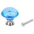 thumbnail image 2 of Perilla de vidrio, 1 perilla de cristal con forma de diamante de 30 mm, perilla de gabinete, resultados impresionantes VoborMX herramienta, 2 of 8
