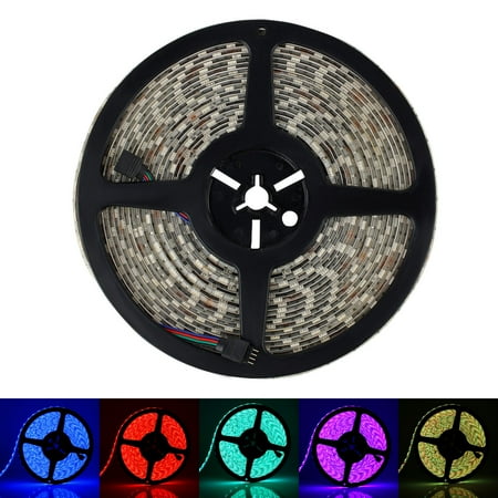 SUPERNIGHT Flexible 32.8ft 10M 600LEDs SMD 5050 LED Strip Light IP65 Waterproof - Color: RGB