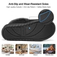 thumbnail image 6 of Ecetana Womens Closed Back Slippers Warm Soft Comfy Memory Foam Non-Slip House Shoes with Fluffy Collar, 6 of 8