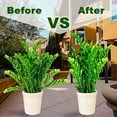 thumbnail image 4 of 16 Pack Plant Support Stakes, Half Round Metal Garden Plant Stake Indoor Peony Cages and Supports, Green Plant Support Ring Border for Tomato,Hydrangea,Flower Outdoor (10" Wide x 15.8" High), 4 of 7