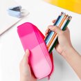 thumbnail image 6 of Portable Waterproof Pencil Pouch Bag,Happon Silicone Pencil Case,Stationery Storage Bag for Cosmetics,Multifunctional Zipper Pencil Pouch for Pencils Makeup Organizer, 6 of 6