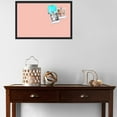 thumbnail image 3 of PinPix 28x18 Custom Cork Bulletin Board Pink Pastel Poster Board Has a Fabric Style Canvas Finish, Framed in Pink Pastel, by ArtToFrames (PinPix-1813), 3 of 5