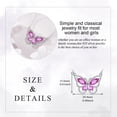 thumbnail image 5 of Butterfly Necklace for Women 925 Sterling Silver Butterfly Pendant Necklace October Birthstone Cubic Zirconia Jewelry Gift, 5 of 5