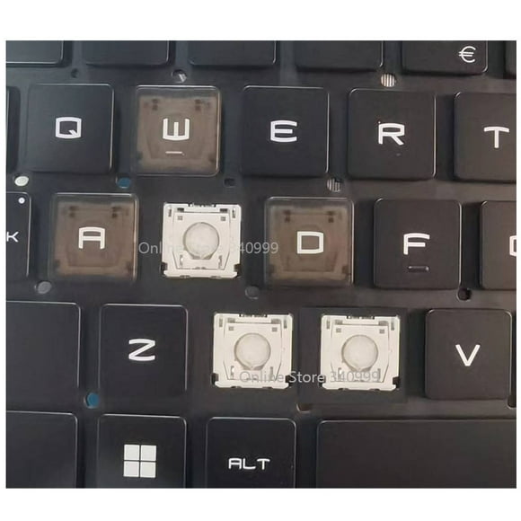 Keycap Scissor Clip Hinge For MSI Katana 17 B13UCXK B12VEK B13VFK B13VGK B12VFK A15 A17 AI B8VF Key Cap laptop Keyboard Keychain 1PCS W key