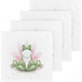 thumbnail image 2 of Coolnut 2 PCS Funny Frog Doing Yoga Towels Cotton Washcloths Set,Quick Drying & Absorbent Soft Bathroom Hand Towel Lightweight & Portable Fingertip Towel Decor Gift, 2 of 7