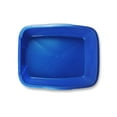 Vibrant Life Fit Fur Size Cat Litter Box, 18"L x 15"W, Blue