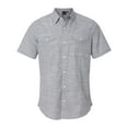 thumbnail image 4 of B9247 Textured Solid Short Sleeve Shirt, 4 of 5