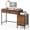 Brown, variant on Patiojoy Computer Desk with 5 Drawers Home Office Desk with File Cabinet Printer Stand Rustic Brown