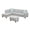 Light Gray, variant on Leumius 98" L Shaped Sectional Couch,Modern Oversized Modular Sofa Couch with Storage Ottoman & Deep Seat,Sectional Couches for Living Room,Office,Light Gray