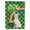 White, variant on 15.5 x 11.25 in. White Boston Terrier Saint Patricks Day Flag - Garden Size