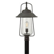 Hinkley 2861OZ Belden Place Collection Transitional One Light Outdoor Post Top/ Pier Mount, Oil Rubbed Bronze