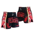 thumbnail image 4 of FLUORY Muay Thai Shorts Free Combat Mixed Martial Arts Boxing Training Match Pants Side Hollow out Camouflage Shorts, 4 of 4