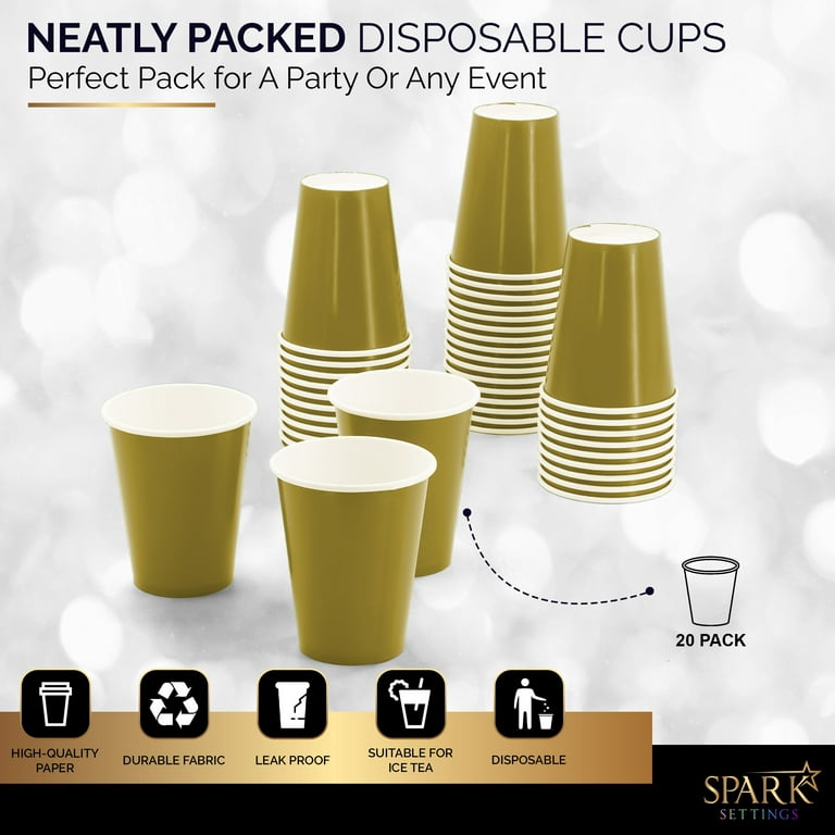 Starbucks 25 Pack Holiday 2021 Hot Cups, Hot Coffee Cups, Disposable Cups for Hot Drinks, Disposable Coffee Cups, Hot Cups, Paper Coffee Cups (20 oz