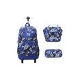 thumbnail image 1 of Juego de mochila escolar US URBAN carrito lonchera lapicera futbol, 1 of 11