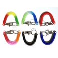 thumbnail image 1 of Paquete de 6 correas elásticas flexibles y coloridas a prueba de robos con resorte en espiral, 1 of 4