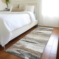 thumbnail image 3 of Dalyn Rugs Premium Machine Washable Mayfield AMF942 Taupe 2'3" x 7'6" Runner Rug, 3 of 6