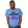 thumbnail image 3 of Boys Whatever Cats Forever Funny Women's Graphic T Shirt Tees Brisco Brands S, 3 of 4