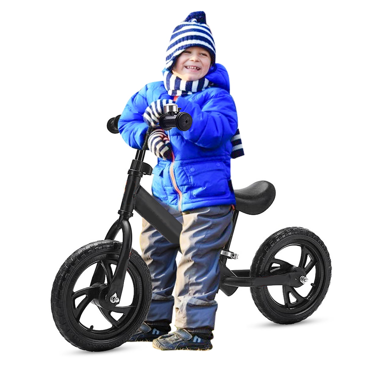 12" Sport Balance Bike, Toddler Training Bike / Kids Push Bikes / No Pedal Scooter Bicycle for Ages 24 Months to 5 Years