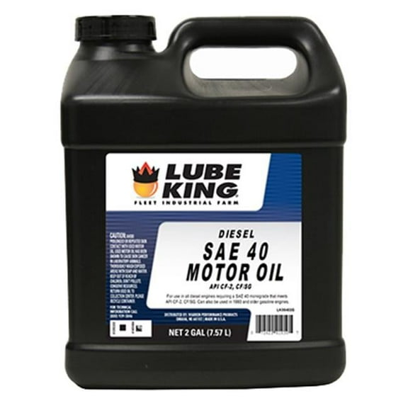 Lube King LK05402G SAE 40W Diesel Engine Oil- 2 Gallon