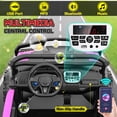 thumbnail image 4 of VIBESPARK 24 Volt 2 Seater Ride on Toys for Kids, Powered Ride on Cars with Remote Control, Electric UTV Car for 3-8 Boys Girls Gift w/ Bluetooth, LED Light, Music, Pink, 4 of 9