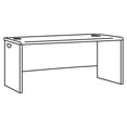 thumbnail image 5 of HON H38934.N.S 38000 Series 72 in. x 36 in. x 29.5 in. Desk Shell - Mahogany/Charcoal, 5 of 7