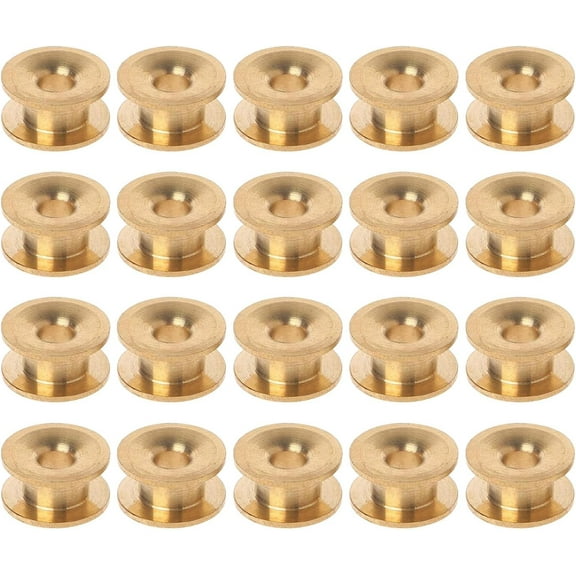10 Pcs 20 Pcs Universal Solid Brass Trimmer Head Eyelets Compatible with Craftsman Compatible with Troy-Bilt Strimmer Cutter (20 Pieces)