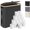 Black, variant on Toilet Paper Storage Basket with Lid and Handle, Foldable Toilet Paper Basket Organizer for Bathroom, Large Capacity Toilet Paper Holder with Storage for 12 Mega or 16 Regular Rolls, Black
