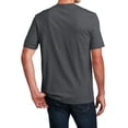 thumbnail image 2 of Jnriver Men’s Casual Stylish Plain T-Shirts – Short-Sleeve Crewneck Tshirt for Man_Heathered Charcoal_X-Small (Soft Cotton Blend), 2 of 3