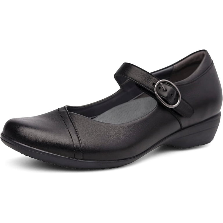Dansko Womens Fawna Wide Black 42 W EU 11.5 12 US