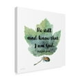 thumbnail image 2 of Trademark Fine Art 'Scripture Leaf 2' Canvas Art by Jean Plout, 2 of 3