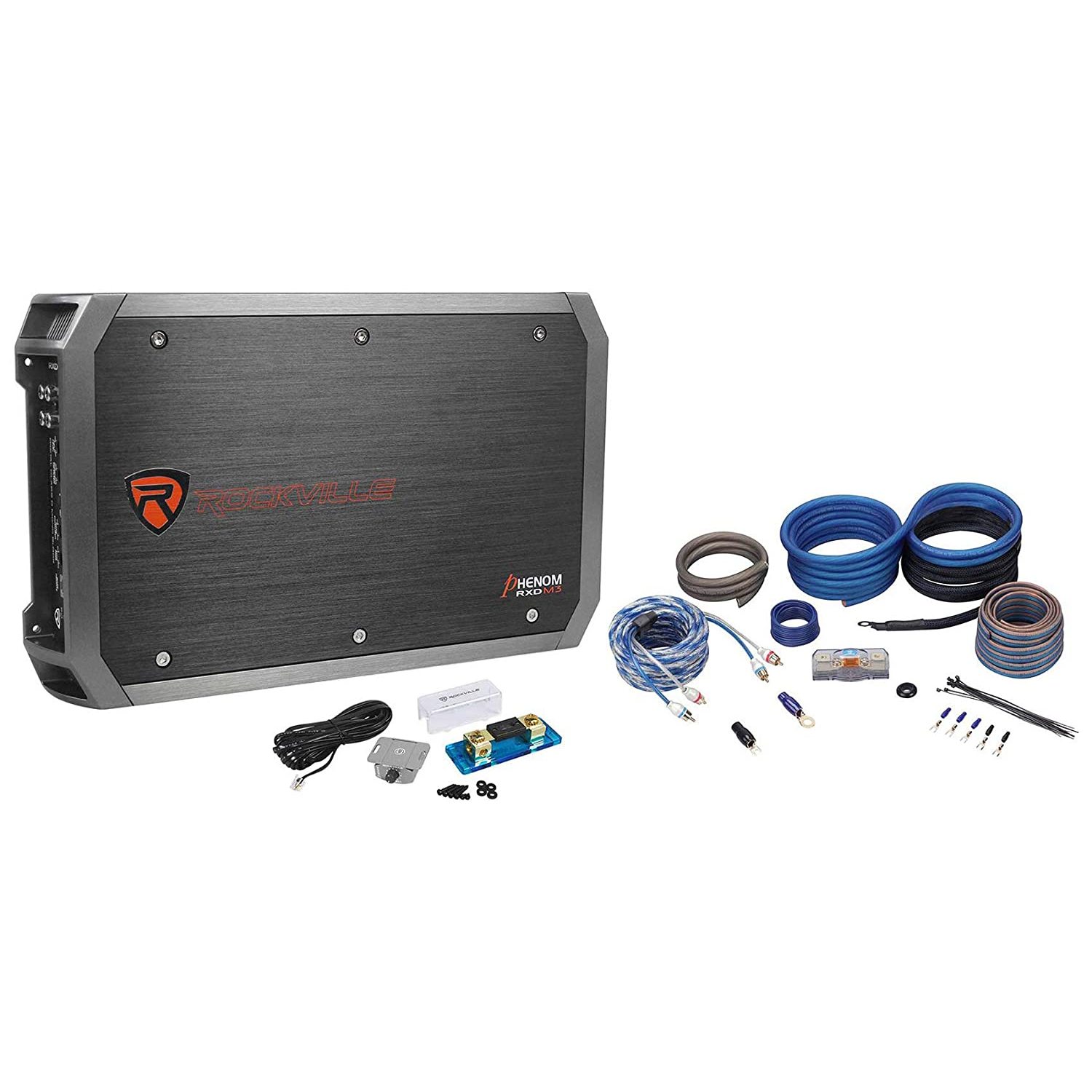 RXD M3 4000 Watt 2000W RMSMono Car Amplifier 100 CopperAmp Wire Kit rxd-m3-4000-watt-2000w-rmsmono-car-amplifier-100-copperamp-wire-kit