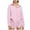 #085-Pink, variant on Craaazy Women's Lapel Striped Long Sleeve Button Down Shirts Gifts