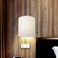 thumbnail image 4 of FOLOYORI Pantalla Beige De Lino Para Interior Ideal Para , Bar, 4 of 8