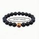 thumbnail image 3 of Ojo de tigre natural pulsera de piedras preciosas de joyería fácil de ajustar cómodo para adaptarse a la mayoría de los tamaños de muñeca., 3 of 5