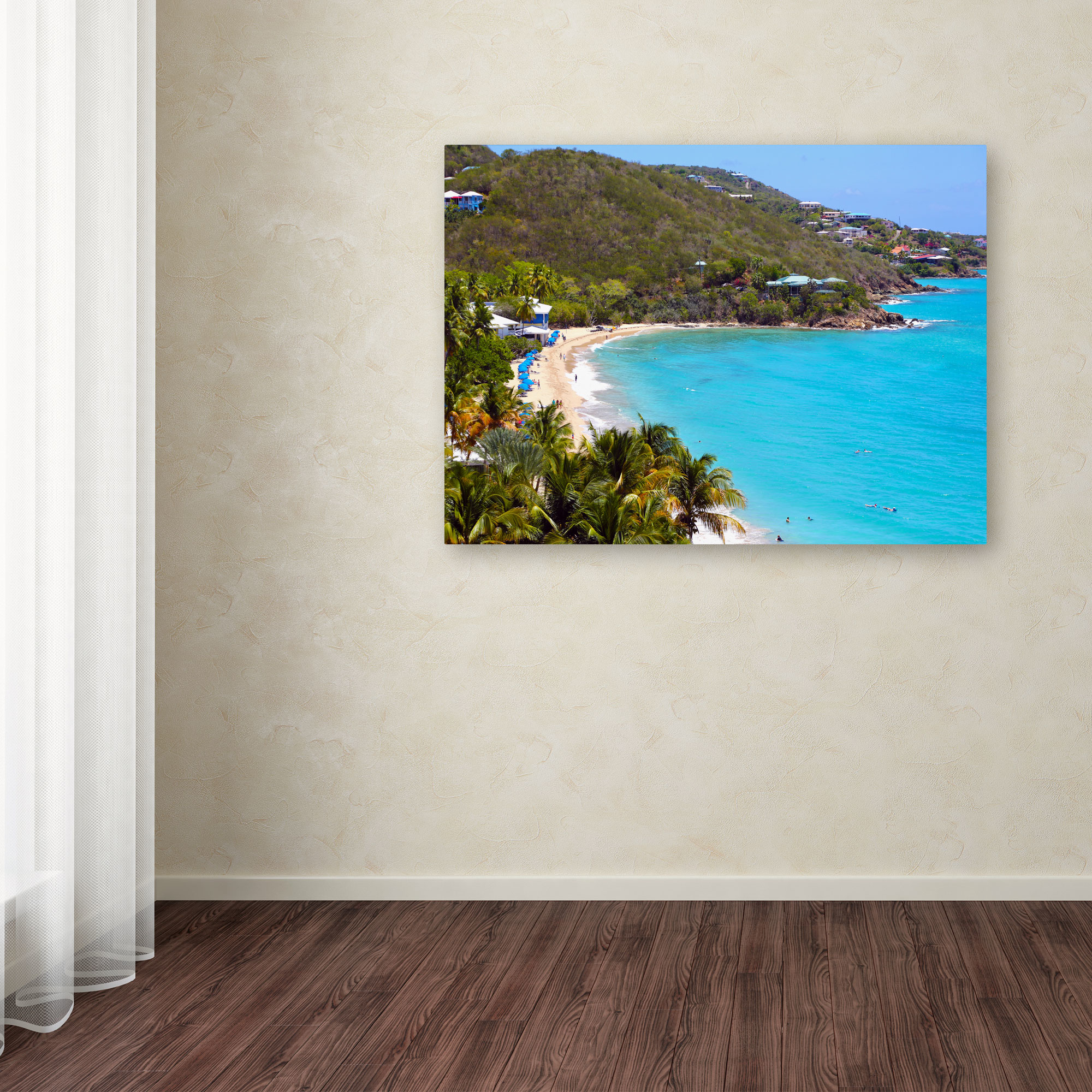Trademark Fine Art "Virgin Islands 10" Canvas Art by CATeyes