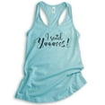 thumbnail image 1 of I Said Yaaasss Tank Top, Ladies Racerback Tank Top, Fiance Tank, Engagement Tank, I Said Yes Tank, Cancun, Small, 1 of 3