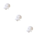 thumbnail image 1 of maskred Cotton Baseball Cap With Quick-drying Technology Say Goodbye To Sweat Ring White 3Set, 1 of 6