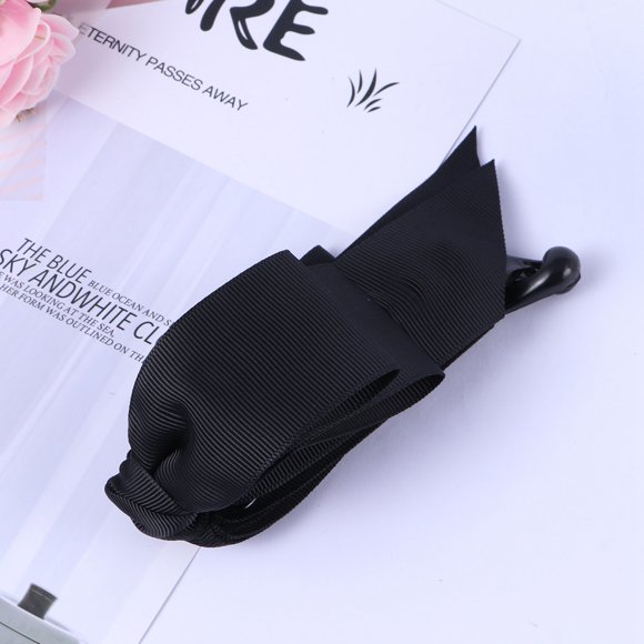 HEALEEP 1Ud Clip De Negro Con Moño En Capas Para Protección Y Estilo Diario