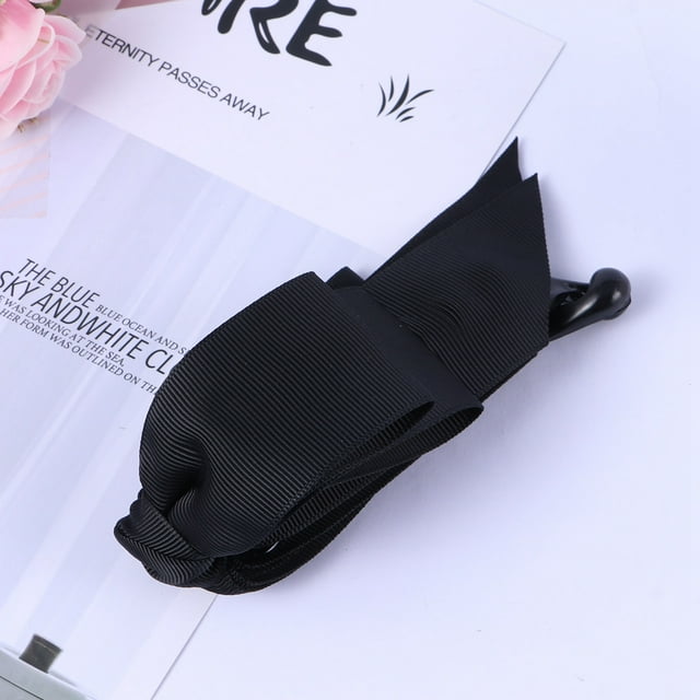 HEALEEP 1Ud Clip De Negro Con Moño En Capas Para Protección Y Estilo Diario