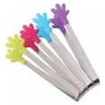 thumbnail image 5 of 3PCS Mini Tong, Hand Shape Silicone Food Tongs, 5Inch Kid Tongs for Sugar Cubes, Serving Food, Colorful Kitchen Tongs Perfect for Kids by Hovesty, 5 of 5