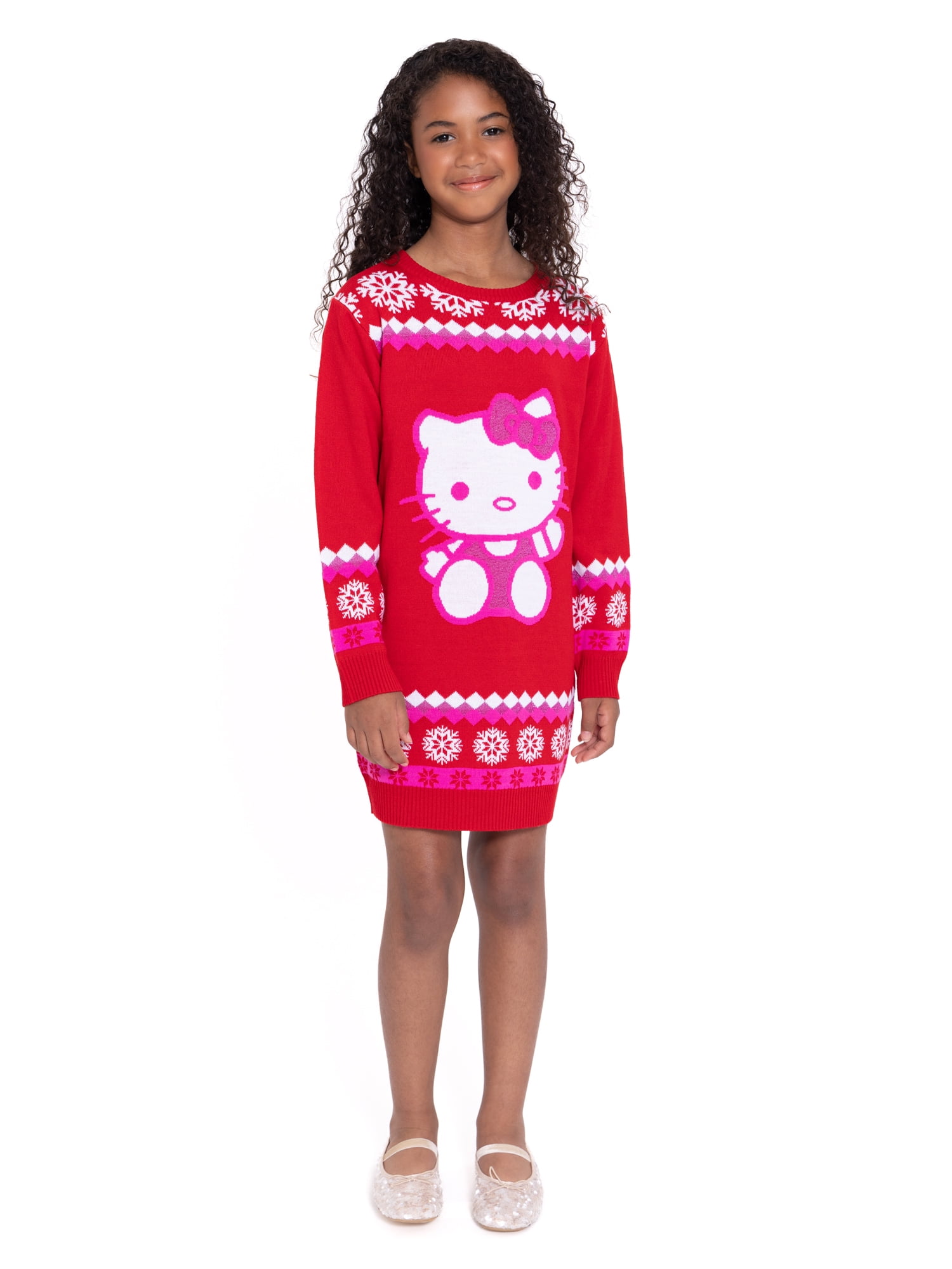 white christmas dresses HELLO KITTY CHRISTMAS TREE DRESS – The Shop Over the Moon main image 0
