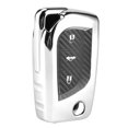 thumbnail image 2 of Carcasa para llave de coche, carcasa para llave inteligente de coche estilo fibra de carbono, carcasa para llave remota, diseño elevado, 2 of 9