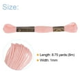 thumbnail image 2 of Unique Bargains Peach Embroidery Floss, 8m - 24 Skeins, 2 of 6